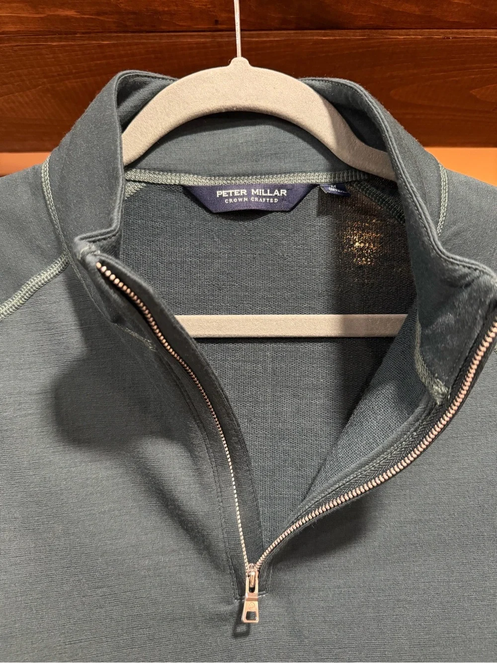 NWOT Peter Millar Excursionist Flex Performance Quarter Zip: Balsam (Medium)